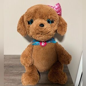 Barbie Great Puppy Adventure Bow Plush Dog Stuffed Animal | 22 Inches
